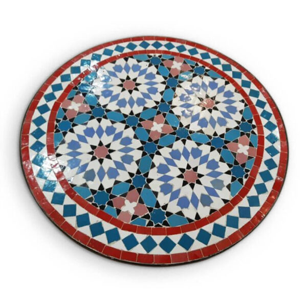 Elegant Moroccan Mosaic Table: A Timeless Work of Art for Your Indoor or Outdoor Oasis - Image 4