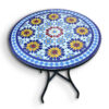 Elegant Moroccan Mosaic Table: A Timeless Work of Art for Your Indoor or Outdoor Oasis