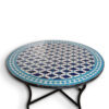 Elegant Moroccan Mosaic Table: A Timeless Work of Art for Your Indoor or Outdoor Oasis - Image 2