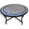 Elegant Moroccan Mosaic Table: A Timeless Work of Art for Your Indoor or Outdoor Oasis