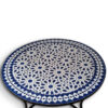 Elegant Moroccan Mosaic Table: A Timeless Work of Art for Your Indoor or Outdoor Oasis - Image 2