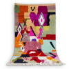 Elegant Moroccan Handwoven Rug / Berber Wool Rug from the Atlas Mountains