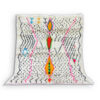 Elegant Moroccan Handwoven Rug / Berber Wool Rug from the Atlas Mountains