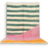 Elegant Moroccan Handwoven Rug / Berber Wool Rug from the Atlas Mountains