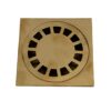 Elegant Handcrafted Moroccan solid Brass Floor Drain cover,Hammered Square Shower Drain