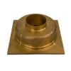 Elegant Handcrafted Moroccan solid Brass Floor Drain cover,Hammered Square Shower Drain - Image 2