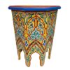 Exotic Elegance Moroccan Handmade Side Table, a Masterpiece of vibrant Hand-Painted Artistry for Your Home - Image 7