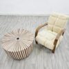 Discover the Exquisite Wooden Cylinder Side Table, A Versatile and Beautiful Accent Piece - Image 4