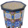 Exotic Elegance Moroccan Handmade Side Table, a Masterpiece of vibrant Hand-Painted Artistry for Your Home - Image 2