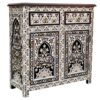 Exquisite Moroccan Handmade and Hand-Painted Wood Storage Cabinet | Timeless Beauty & Living Artistry - Image 6