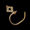 Elegant Handcrafted Moroccan solid Brass Toilet Paper Holder - Image 2