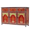 Exquisite Moroccan Handmade and Hand-Painted Wood Storage Cabinet | Timeless Beauty & Living Artistry