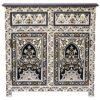 Exquisite Moroccan Handmade and Hand-Painted Wood Storage Cabinet | Timeless Beauty & Living Artistry - Image 3