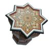 Exotic Elegance Moroccan Handmade Side Table, a Masterpiece of vibrant Hand-Painted Artistry for Your Home - Image 3
