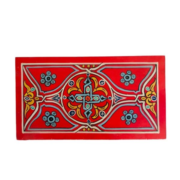 Exquisite Moroccan Handcrafted and Hand-Painted Moroccan Wooden Tray - Vintage TV Tray Table & Housewarming Party Decorations - Image 5