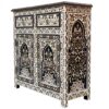 Exquisite Moroccan Handmade and Hand-Painted Wood Storage Cabinet | Timeless Beauty & Living Artistry - Image 7