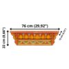 Hand-Painted Moroccan Floating Shelf - Elegance and Tradition for Your Home - Image 3