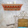 Hand-Painted Moroccan Floating Shelf - Elegance and Tradition for Your Home