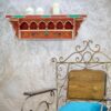 Hand-Painted Moroccan Floating Shelf - Elegance and Tradition for Your Home