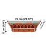 Hand-Painted Moroccan Floating Shelf - Elegance and Tradition for Your Home - Image 3