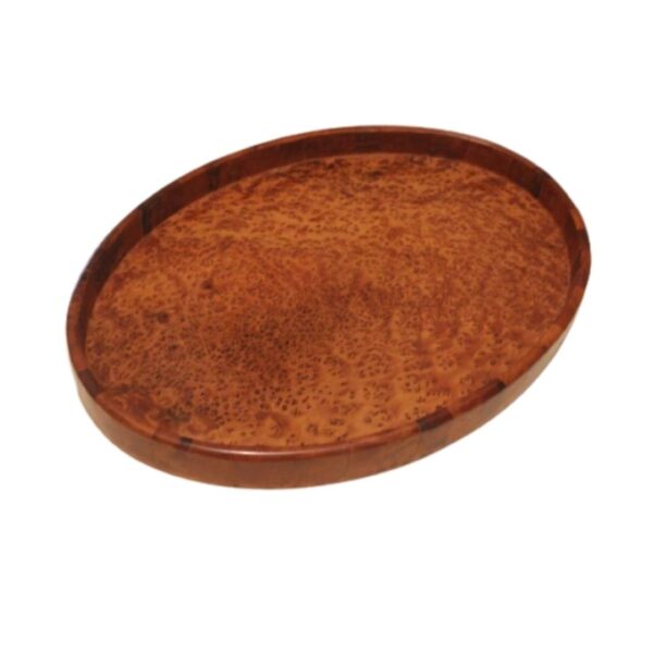 Handcrafted Thuya Wood Serving Tray - Elevate Your Dining Experience - Image 4