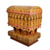 Exquisite Moroccan Berber Wooden Chest of Drawers - A Bohemian Artistic Masterpiece - Image 2