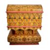 Exquisite Moroccan Berber Wooden Chest of Drawers - A Bohemian Artistic Masterpiece - Image 3