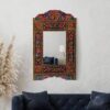 Exquisite Hand-Painted Moroccan Mirrors - Palatial Elegance for Your Home