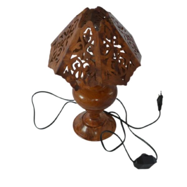 Handcrafted Thuya Wood Bedroom Lamp - Elegance and Functionality Combined - Image 7