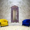 Exquisite Hand-Painted Moroccan length Mirrors - Palatial Elegance for Your Home
