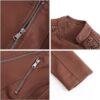 Fez Craftsmanship: Hand-Stitched Leather Jackets for Women, Infused with Centuries of Tradition - Image 4