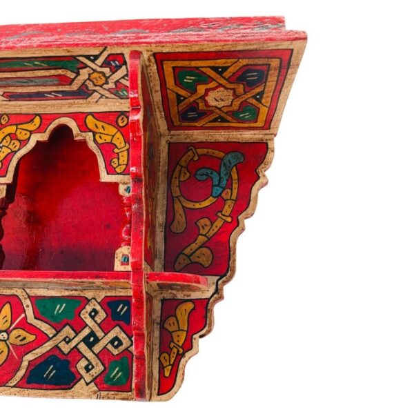 Hand-Painted Moroccan Floating Shelf - Elegance and Tradition for Your Home - Image 2