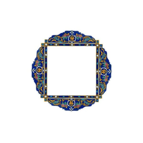 Exquisite Hand-Painted Moroccan square Mirrors - Palatial Elegance for Your Home - Image 2