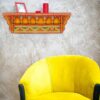 Hand-Painted Moroccan Floating Shelf - Elegance and Tradition for Your Home