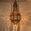 Elegant Moroccan Antique Brass Pendant Light - Handcrafted Beauty for Your Home - Image 4