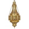 Elegant Moroccan Antique Brass Pendant Light - Handcrafted Beauty for Your Home - Image 5