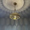 Elegant Moroccan Antique Brass Pendant Light - Handcrafted Beauty for Your Home - Image 6