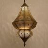 Elegant Moroccan Antique Brass Pendant Light - Handcrafted Beauty for Your Home - Image 2