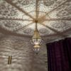 Elegant Moroccan Antique Brass Pendant Light - Handcrafted Beauty for Your Home - Image 7
