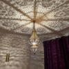 Elegant Moroccan Antique Brass Pendant Light - Handcrafted Beauty for Your Home - Image 6