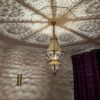 Elegant Moroccan Antique Brass Pendant Light - Handcrafted Beauty for Your Home - Image 9
