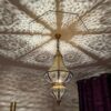 Elegant Moroccan Antique Brass Pendant Light - Handcrafted Beauty for Your Home - Image 11