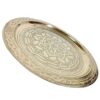 Exquisite Handcrafted Moroccan Brass Serving Tray - A Timeless Work of Art for Your Home - Image 2