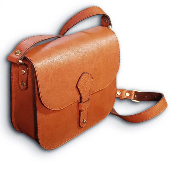 Luxurious Moroccan Handcrafted Genuine Leather Shoulder Bag - Your Perfect Everyday Companion - Image 2