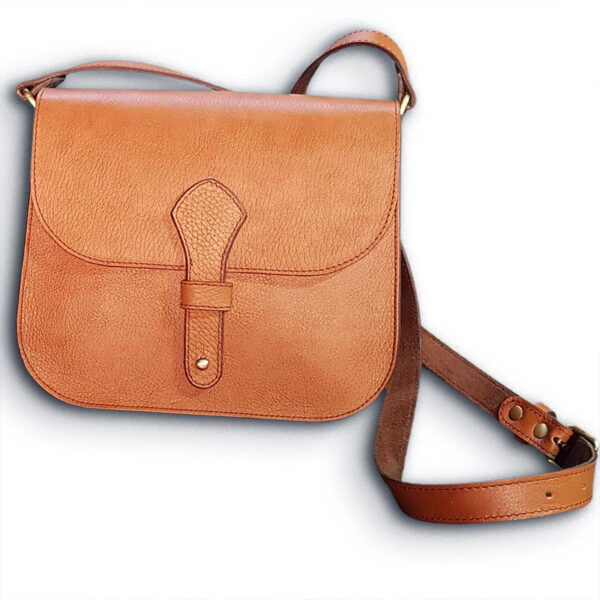 Luxurious Moroccan Handcrafted Genuine Leather Shoulder Bag - Your Perfect Everyday Companion