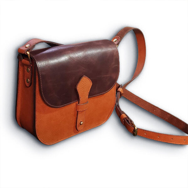 Luxurious Moroccan Handcrafted Genuine Leather Shoulder Bag - Your Perfect Everyday Companion - Image 2