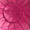 Luxury Moroccan Handmade Leather Pouf - Add Warmth and Elegance to Your Home or Office - Image 4