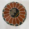 Luxury Moroccan Handmade Leather / Textile Pouf - Add Warmth and Elegance to Your Home, or Office - Image 2