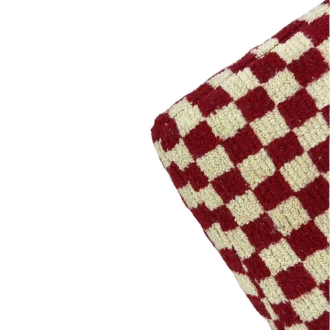 Elevate Your Decor with Handcrafted Moroccan Kilim Pouff – Vintage Elegance for Your Home - Image 5