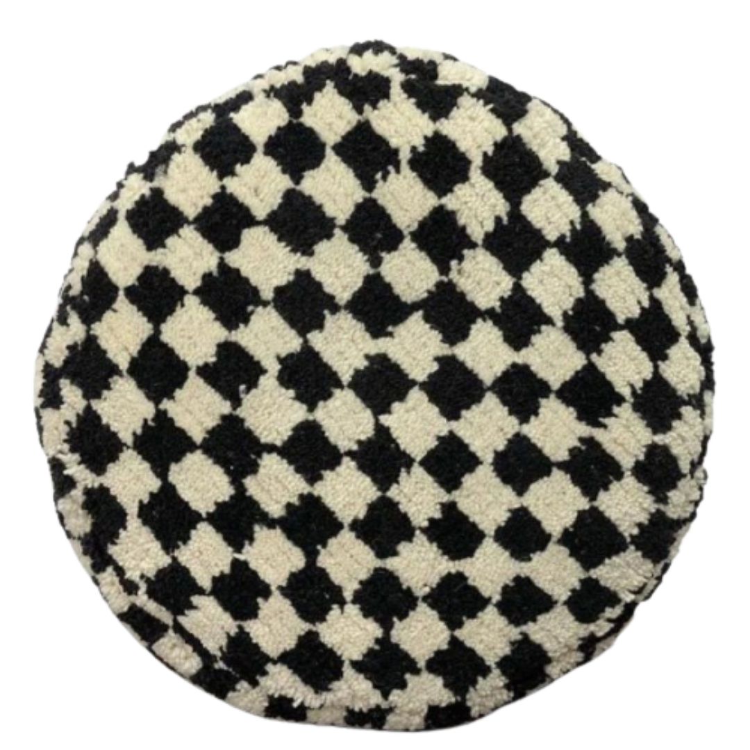 Elevate Your Decor with Handcrafted Moroccan Kilim Pouff – Vintage Elegance for Your Home - Image 6